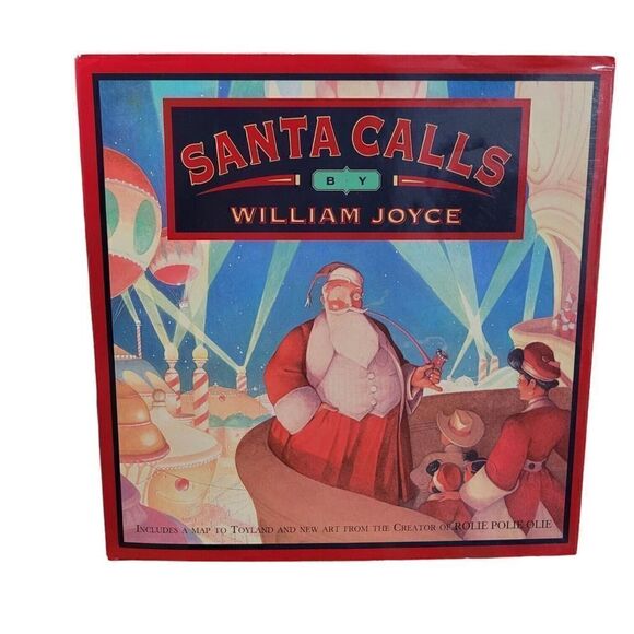 Santa Calls by William Joyce SIGNED/INSCRIBED 1993 Hardcover 1st Revised Ed